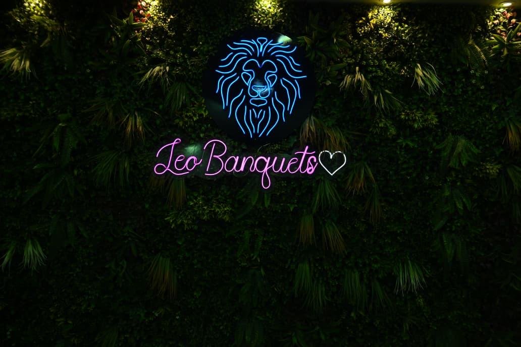 Leo Banquets main entrance – premium banquet hall Hyderabad