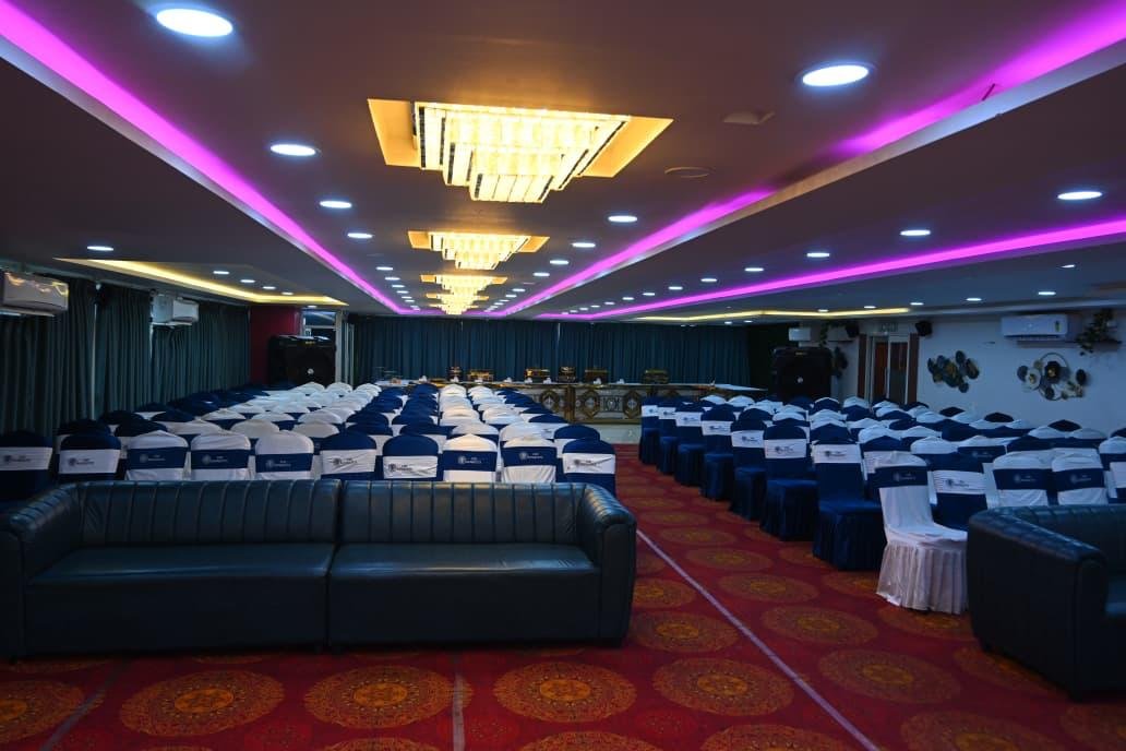 Leo Banquets hall interior – banquet venue Moosapet Hyderabad